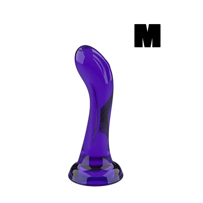 โค้งสมจริงDildoพร้อมถ้วยดูดที่แข็งแกร่งนุ่มยืดหยุ่นG-Spot Sex Toyสำหรับผู้หญิงผู้ชายสีดำสีม่วงใสเหมือนจริงDillo — image 12