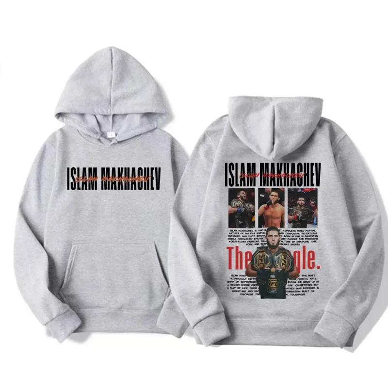 Limited Islam Makhachev Classic Graphic Sweatshirts Men Women Fashion Gothic Oversized Hoodies Casual High Quality Fleece Hoodie — image 10