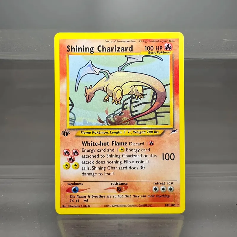 Kad PKM Charizard Steelix Celebi Kad Kerajang Tunggal Magneton Gengar Kad Koleksi Permainan Klasik Kad Proksi PTCG — image 24