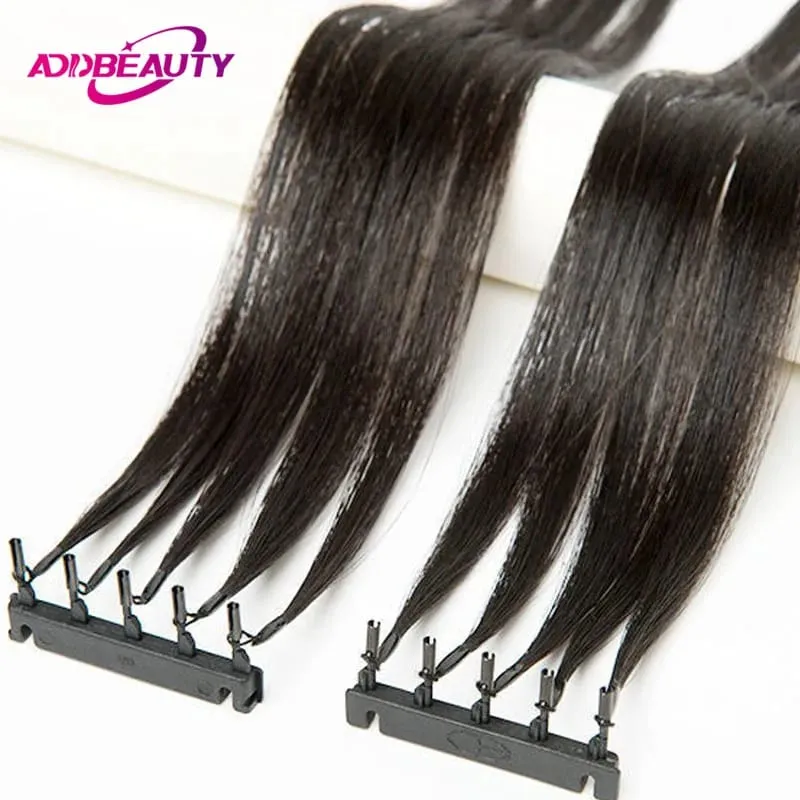 Straight 6D Hair Extensions Human Hair High Quality Real Virgin Human Hair Invisible Human Hair Extension Second Generation 6D