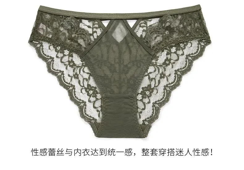 女士新款薄蕾絲內衣套裝柔軟鋼圈胸罩聚攏支撐胸部最小化防下垂柔軟舒適穿著 32-42 — image 12