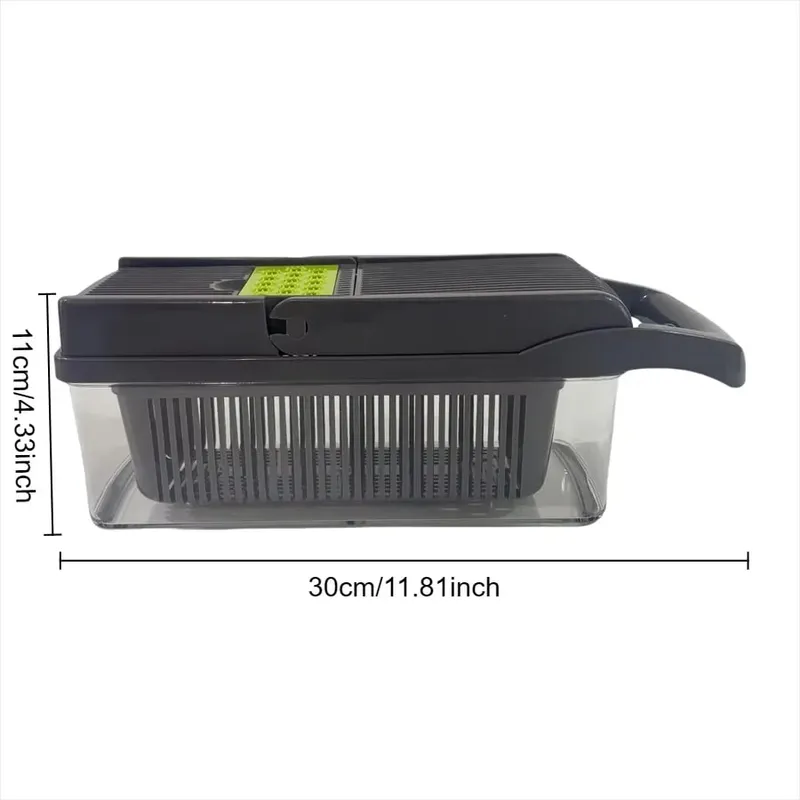 14Set Of Multifunctional Grater Potato Shredded Vegetables Dicing Handy Gadget Slicer Kitchen For Home Lazy Shredding — image 9