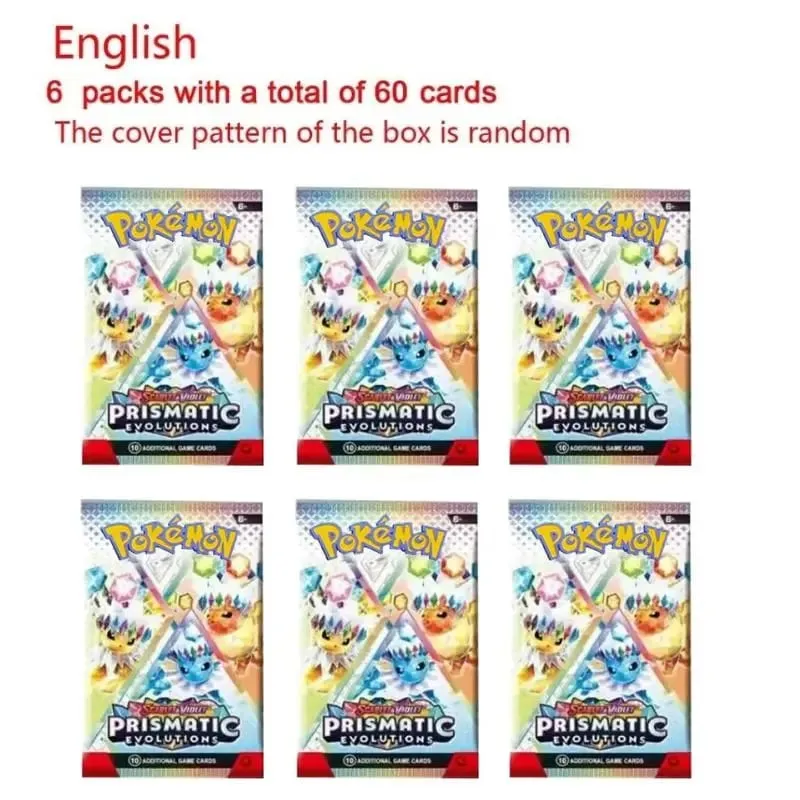360Pcs/Box 10Cards/PACK English Pokémon Card Prismatic Evolutions English Booster Battle Transaction Card Gifts — image 9