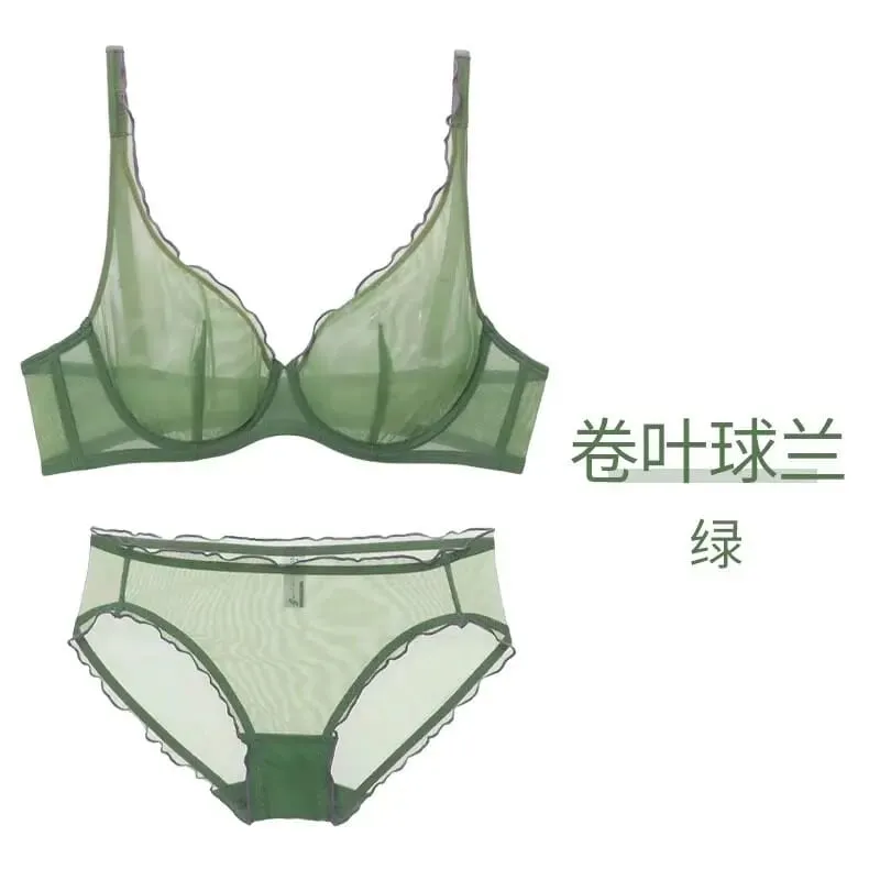 Γυναικείο σετ εσωρούχων χωρίς επένδυση Push Up Bra Full Cup Ελαφρύ καλοκαιρινό σουτιέν Push Up για γυναίκες Εξαιρετικά λεπτό σουτιέν στήριξης Best Seller — image 14