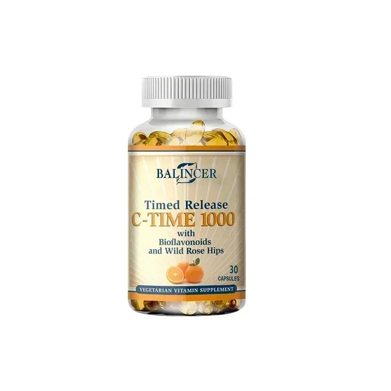 Vitamin C Capsules 1000mg Antioxidant Support Immune Wellness Collagen Synthesis Skin & Bone Joint Health 30/60/120 Capsules