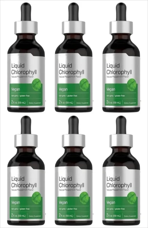 Chlorophyll Liquid Drops Mint Flavor 59ml with Herbal Plant Extract Natural Dietary Supplement Mix with Water for Consumption — image 11