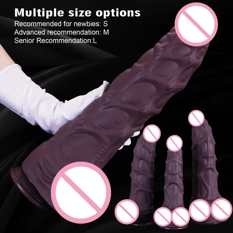 Ultra large and thick Realistic Dildo Anal Plug Horse Penis Long Butt Plug Anus Expansion Stimulator Anal Sex Toys for Woman Men — image 3