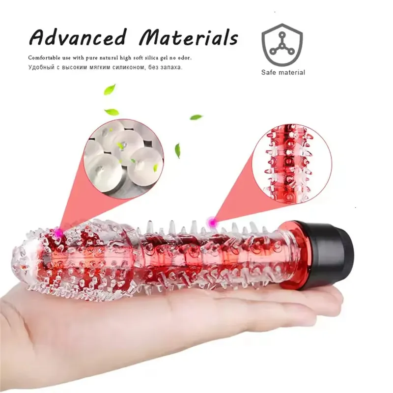 Multispeed Female Clitoris Vibrator G Spot Vaginal Stimulation Vibrating Dildo Anal Butt Plug Sex Toy for Women Men Adult Goods — image 5
