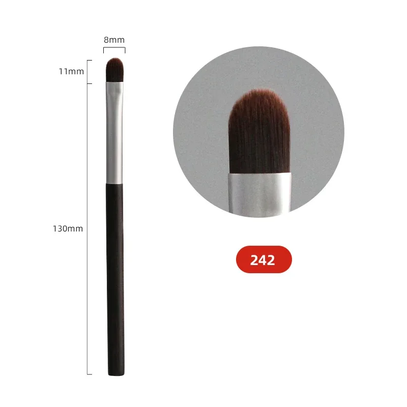 Ebony Handle Handmade Makeup Brushes 1pc Soft Saibikoho Goat Hair Face Powder Blush Eye Shadow Brush Professional Make Up Brush