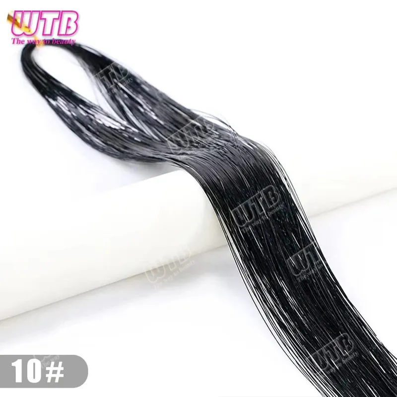 Multi-Color Glitter Synthetic Hair Extension Wig BB Clip Style Suitable for Women and Girls to Wear During Holidays and Events — image 31