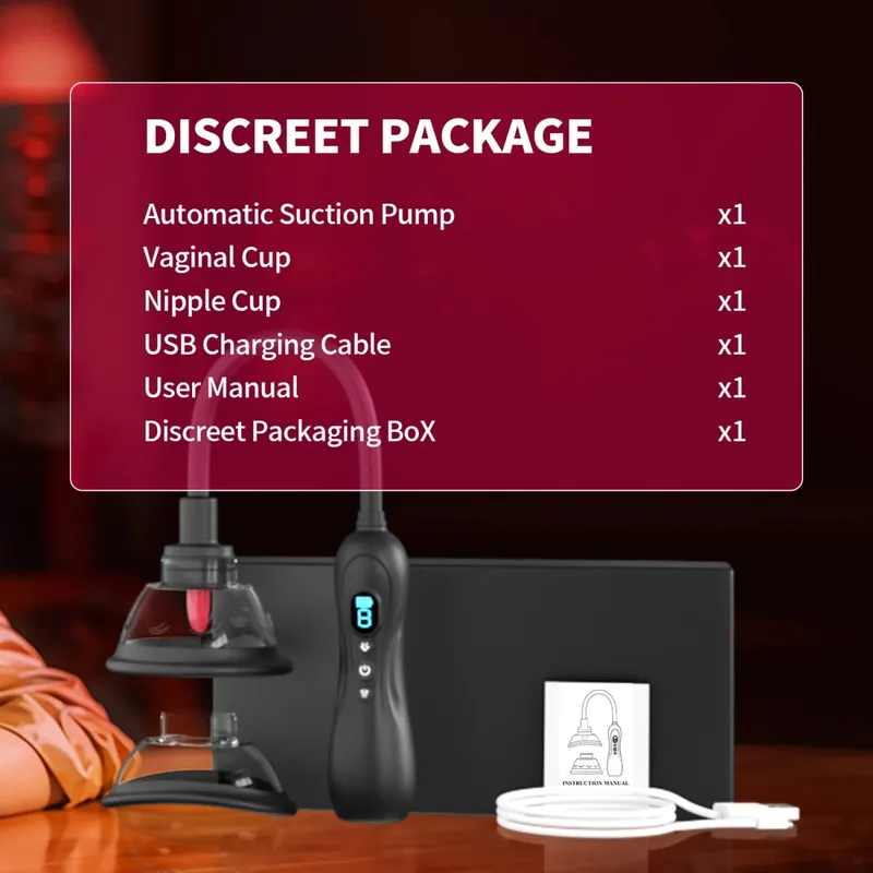 Pussy Pump Vibrator Tough Licking Sucking Toys BDSM Electric Vacuum Suck Vagina Female Sex Pump Toy Clit Nipple Sucker for Women — image 5