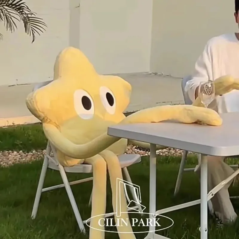 New 110cm Star Plush Pillow Plush Soft Stuffed Cushion Throw Pillow Gift — image 8