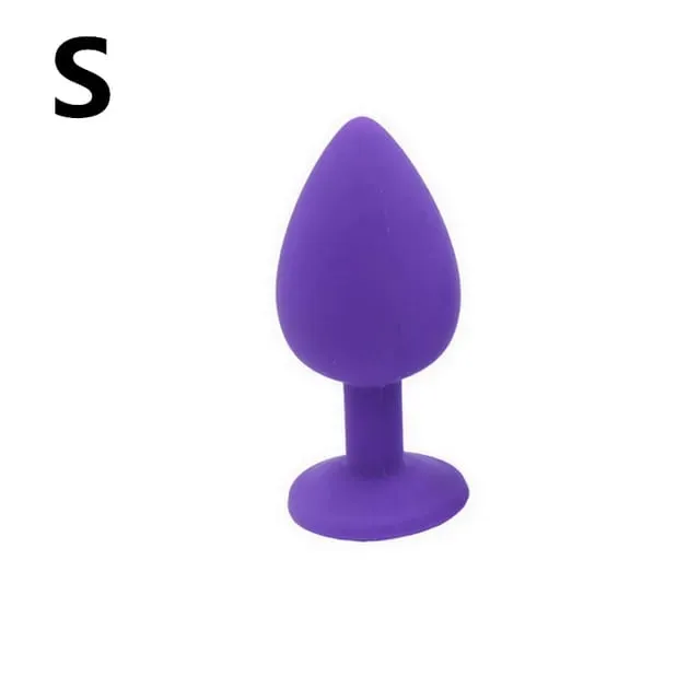 Unisex Silicone Butt Plug 3 Sizes Anal Dildo Sex Stopper Adult Toy for Men/Women Couple Anal Trainer No Vibrator — image 13