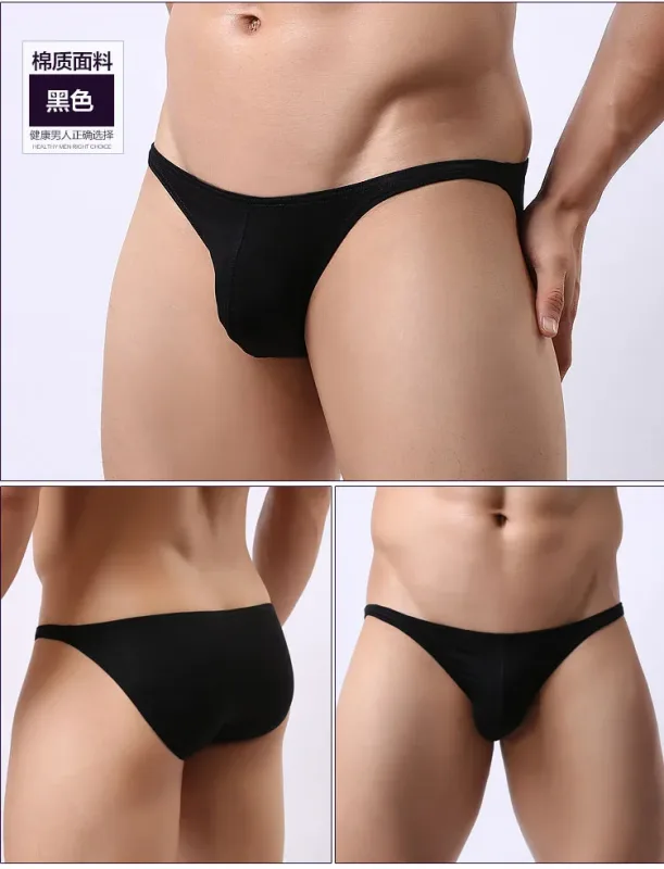 Pure Cotton Low-Waist Sexy Breathable Men's Briefs — image 16