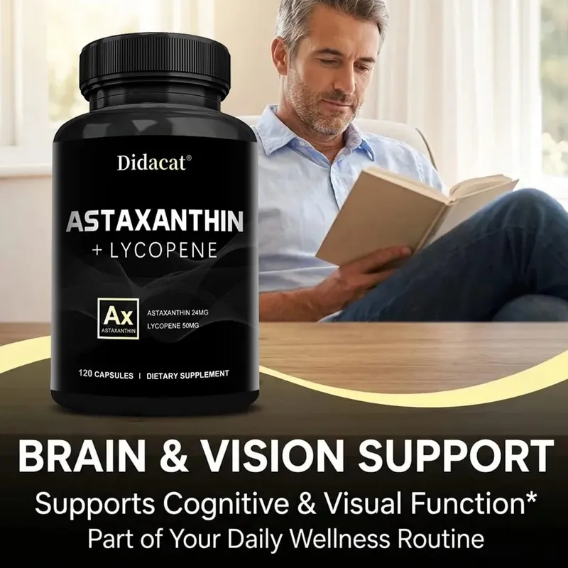 Astaxanthin Supplement for Men and Women | From Haematococcus Pluvialis Microalgae for Eye & Skin Health Support — image 5
