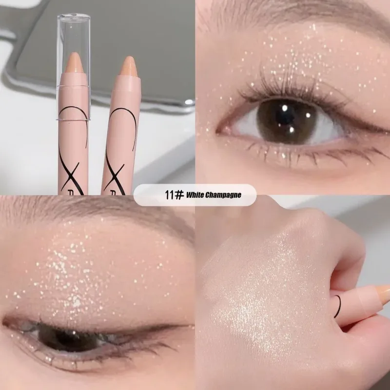 Pearl Lying Silkworm Highlighter Eye Shadow Pen Matte Glitter Eyeshadow Stick White Pearlescent Brightening Eyeliner Cosmetic — image 10