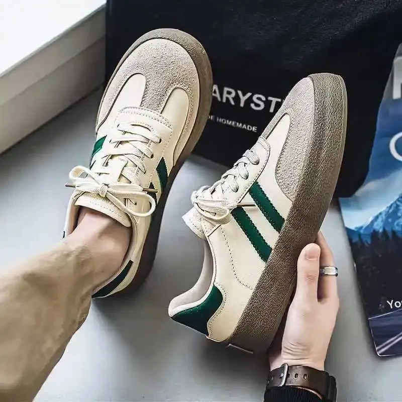 Men's Winter Canvas Shoes Retro Low Top Casual Training Sneakers Hong Kong Style Small Brand Design Sense of Design — image 2