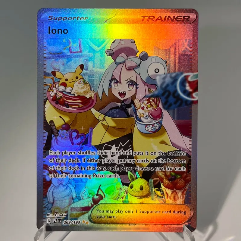 Paldea Evolved PKM Cards PTCG4-C GX Rainbow Magikarp Raichu Tyranitar Iono Rare Collection Battle Toys Gifts for Hobbies — image 26