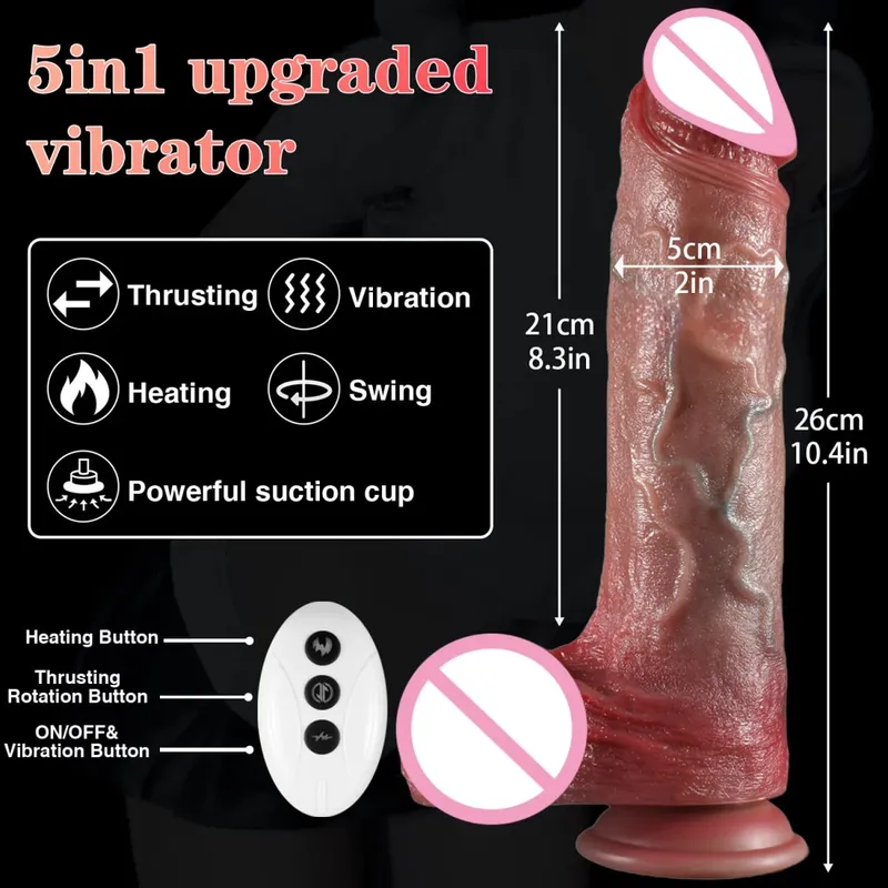 Sexy Thrusting Dildo Vibrator Remote Control Tongue Licking Clitoris Penis Sex Toys Vagina For Women Masturbation Adult Supplies — image 9
