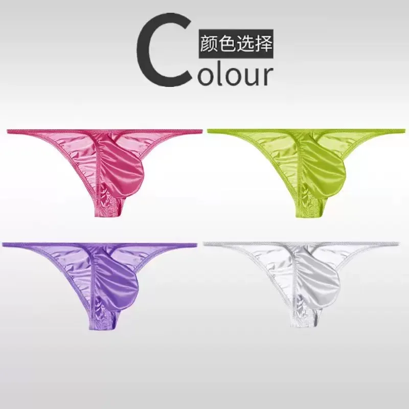 Underwear men's briefs personalized Shining underwear man black Red Blue party Underwear A888 — image 12