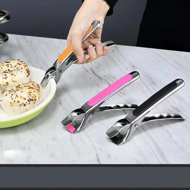Silicone Non-slip Pot Pan Clip Heat Resistant Dish Gripper for Kitchen Air Fryer Camping — image 5