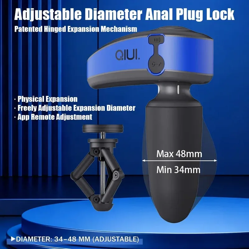 APP Remote Control Electric Shock Anal Plug Vibrating Butt Plug Expansion Adjustable Diameter Anal Plug Lock Adult Sex Toys — image 6