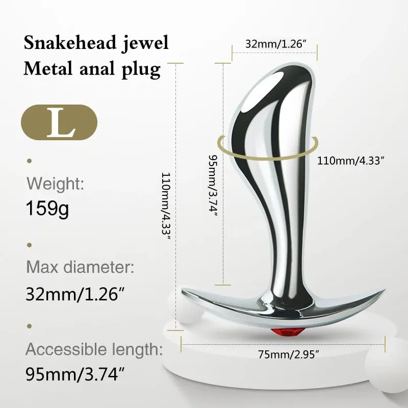 Metal Anal Plug P Spot Stimulator Prostate Massager Wear Outdoors Butt Plug Wearable Sex Toys for Men and Women Adult Sex Toys — image 9