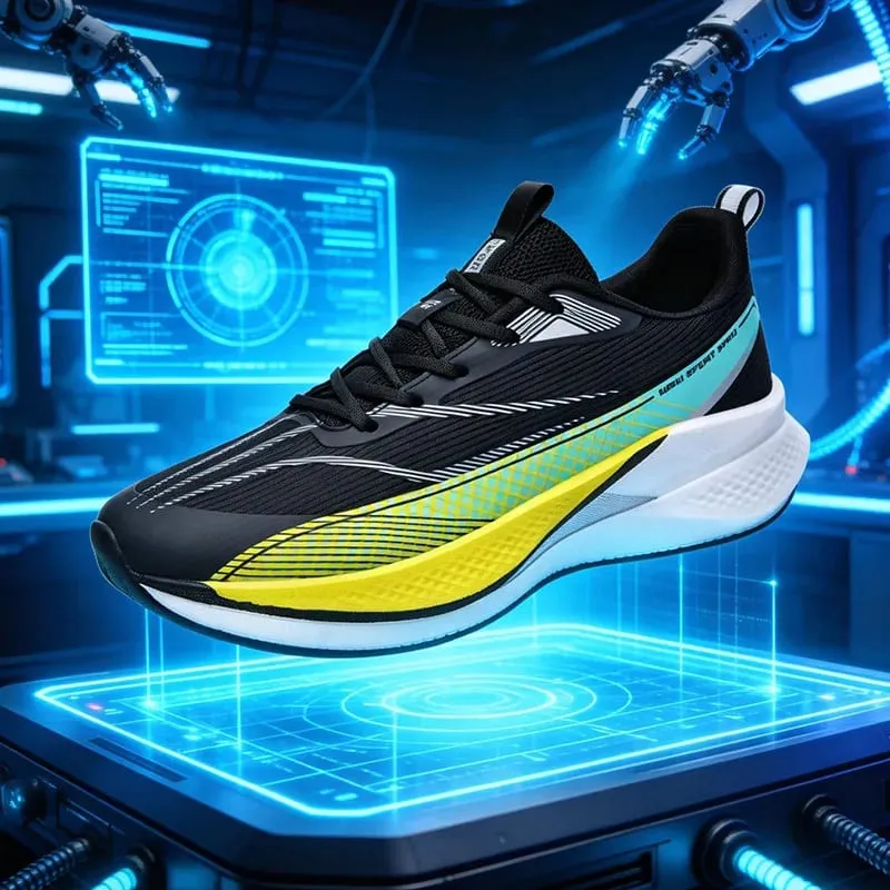 Men Marathon White Running Shoes Speciality Sports Breathable Sneakers Cushion Racing Jogging Outdoor Tennis Athletic Trainers — image 10