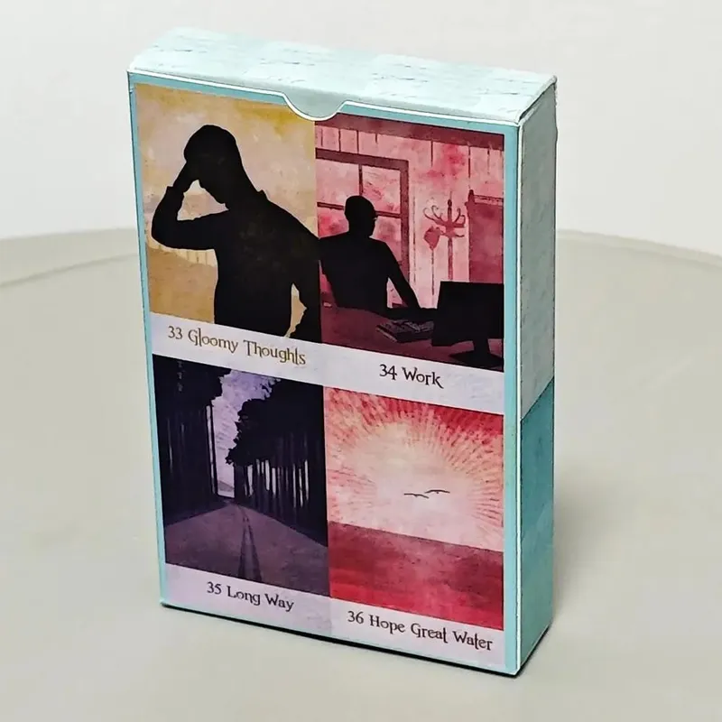 Rainbow Kipper Deck Tradition and Contemporary Art Merge 38 Pcs Kipper Cards 9*6cm