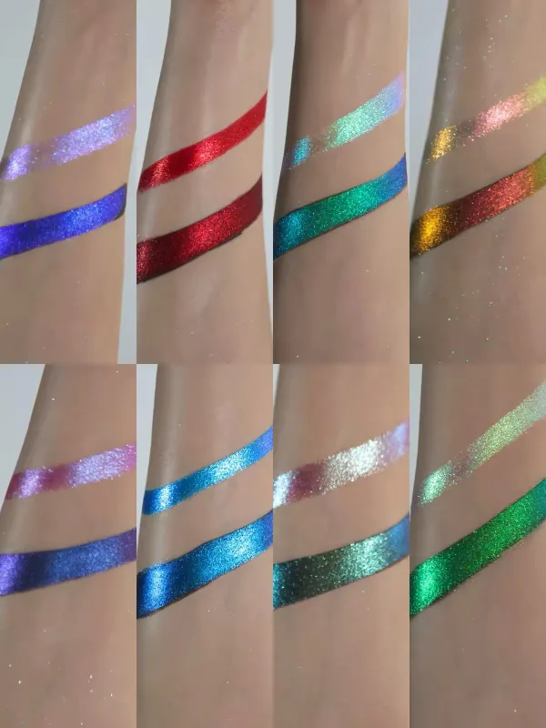 Anthemy Chameleon Single Eyeshadow Green Shimmer Smoky Waterproof Long-Lasting Highly Pigmented for Cosplay Eye Makeup — image 6