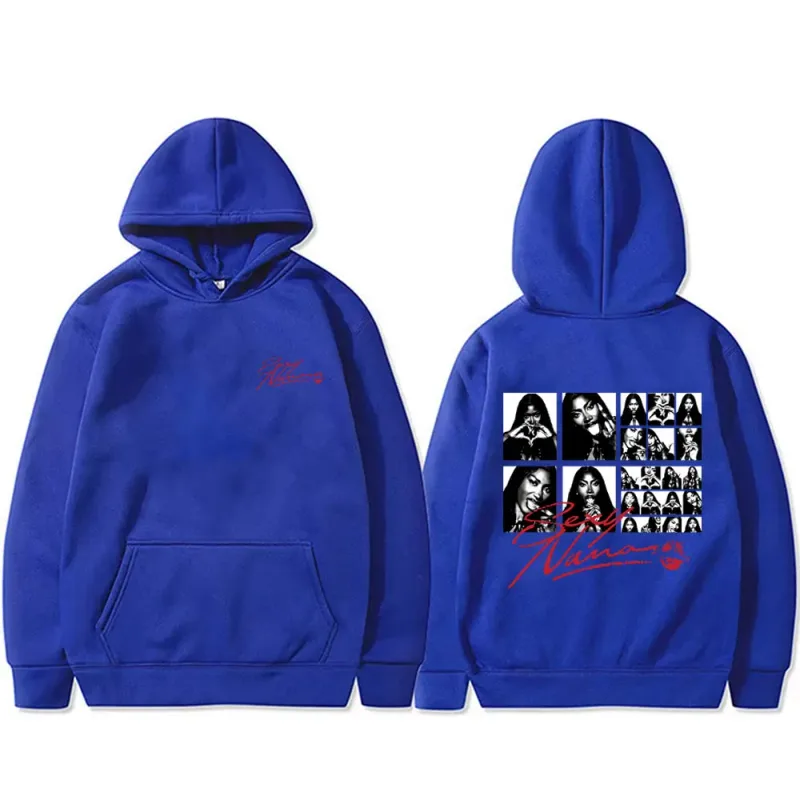 Rapper Aya Nakamura Sexy Nana Hoodie RnBoi My Eyes Only Flashback Sweatshirt Men Women Hip Hop Retro Oversized Pullover Hoodies — image 4