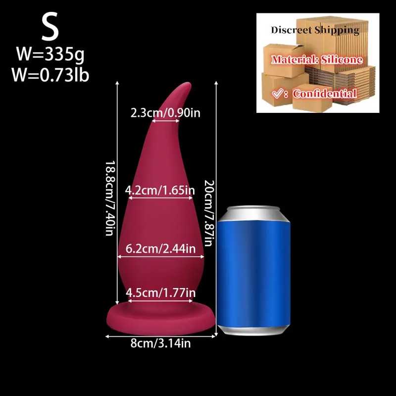 Silicone Large Anal Plug Big Butt Plug Dildo Anal Dilator Ass plug Masturbator Adult Sex Toys 18 For Men Women Gay Sex Shop 성인용품 — image 8