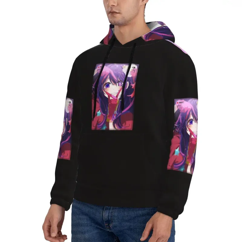 Oshi No Ko Anime Kawaii Hoodies Hip Hop Pullover Autumn Winter Men Women Sweatshirts Long Sleeve Tops — image 9