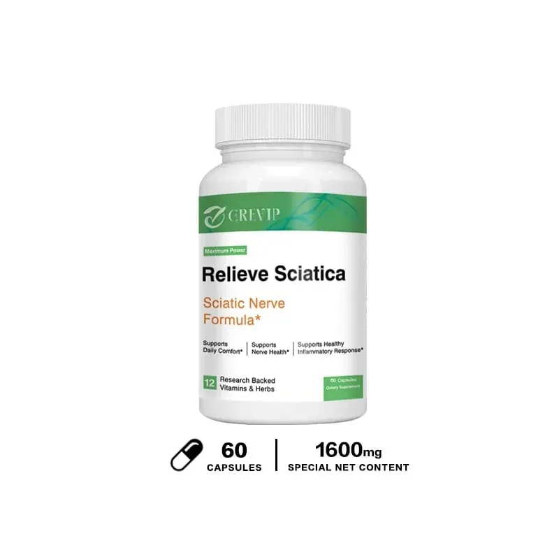 Sciatic Nerve Health Support - Helps Relieve Joint Pain Supports Daily Nervous System Bone & Nerve Health Balances Inflammation — image 8