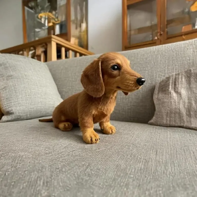 Soft Dog Plush Toy Mimics Natural Movement Simulation Mimic Plush Cute Realistic Stuffed Animals Plush for Emotional Support