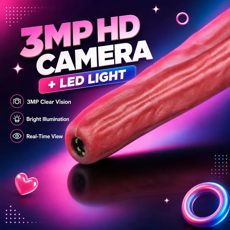 55cm Long Dragon Dildo Extendable Camera Dilator Silicone Anal Expansion Butt Plug Anus Exploration 18+ Sex Toys For Adults — image 3