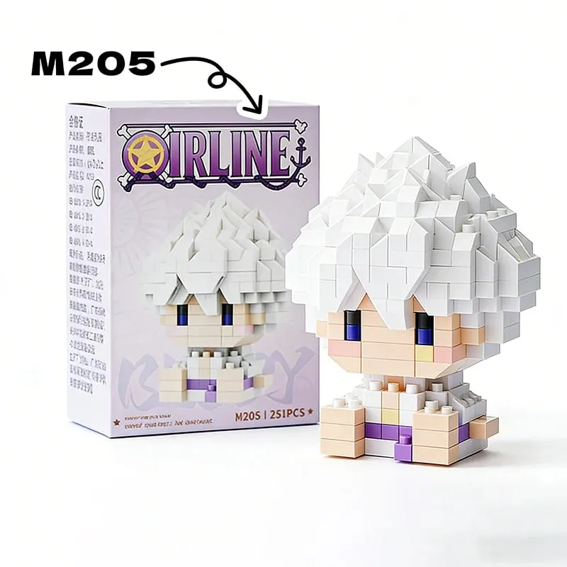 Anime Building Block Chopper Buggy Assembly Micro Building Block Zoro Robin Character Model Mini Bricks Figure Toys For Gift — image 6