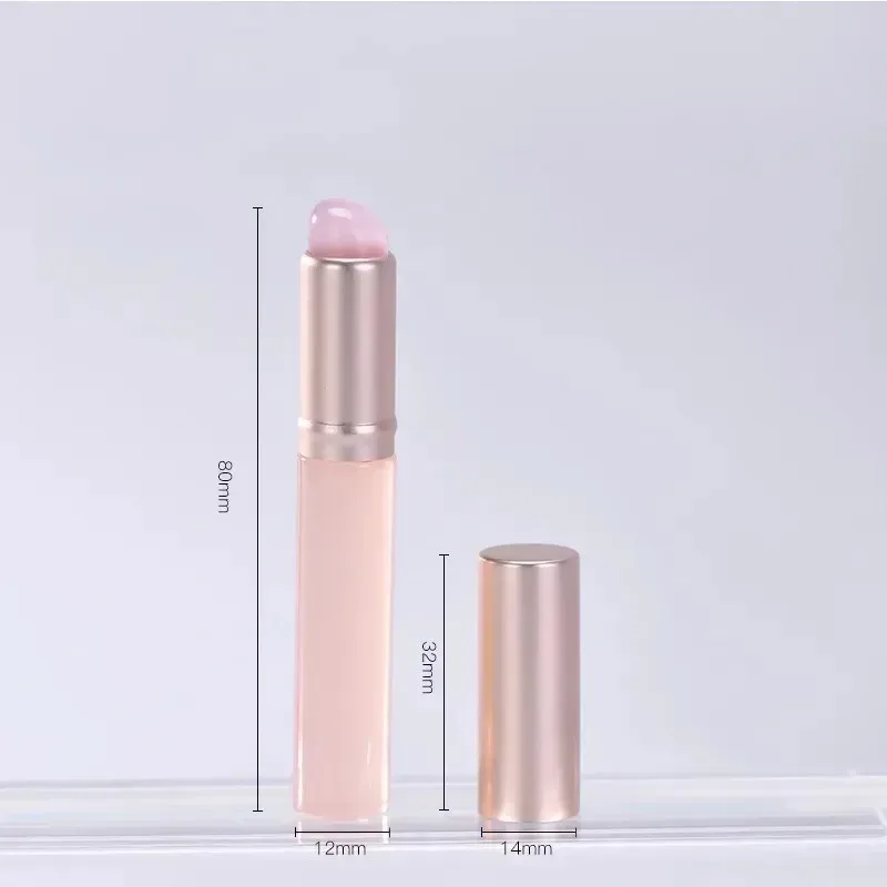 Upgrade Silicone Lip Brush With Cover Like Fingertips Lipstick Blooming Brushes Brush Brush Soft Q MultiFunction Eye Concea — image 5