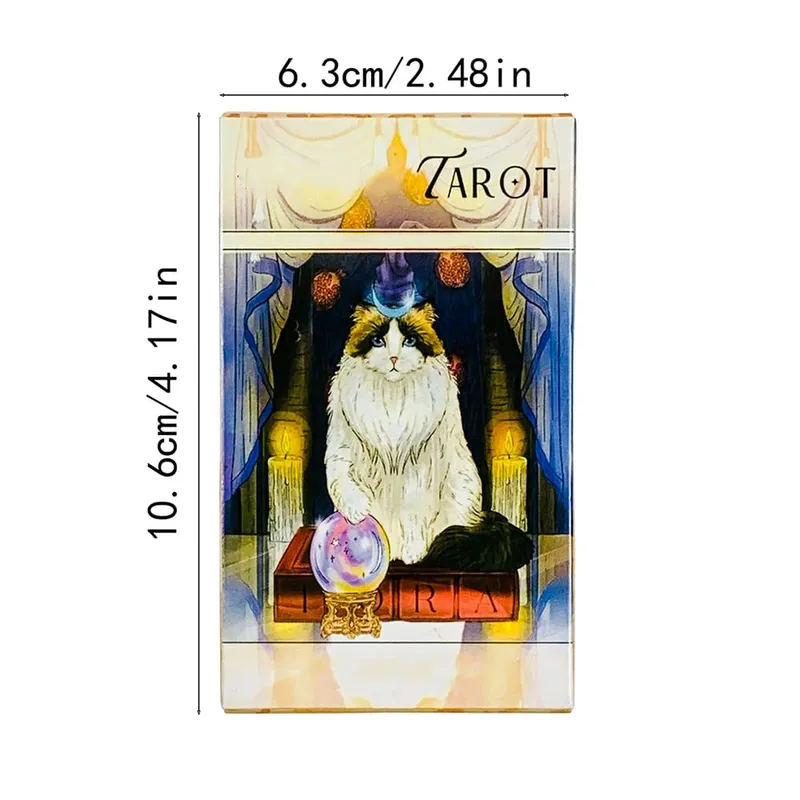 New Tarot Cards A 78-Cards English Version Of The Predictive Divination Card Game Family Gathering Card Game Spiritual Guidance