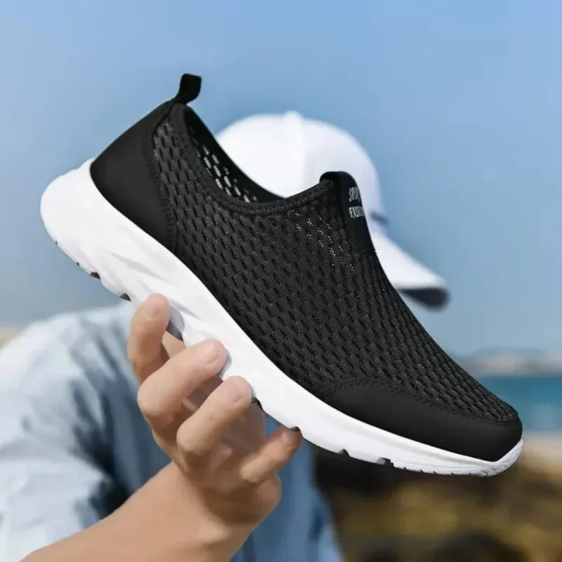 2026 novos sapatos masculinos mocassins luz andando respirável verão confortável sapatos casuais tênis zapatillas hombre plus