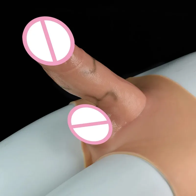 Silicone Strapon Lifelike Dildo Pants Wearable Solid Large Penis Sex Toys For Women Lesbian Couple Sex