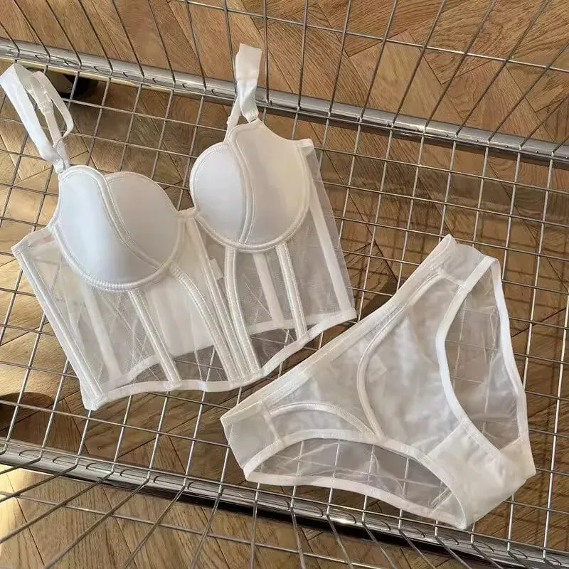 Hot Sale French Style Vest Bra Women Soft Underwire Thin Anti-Sagging Lift Support Small Bust Comfort Intimates — image 1