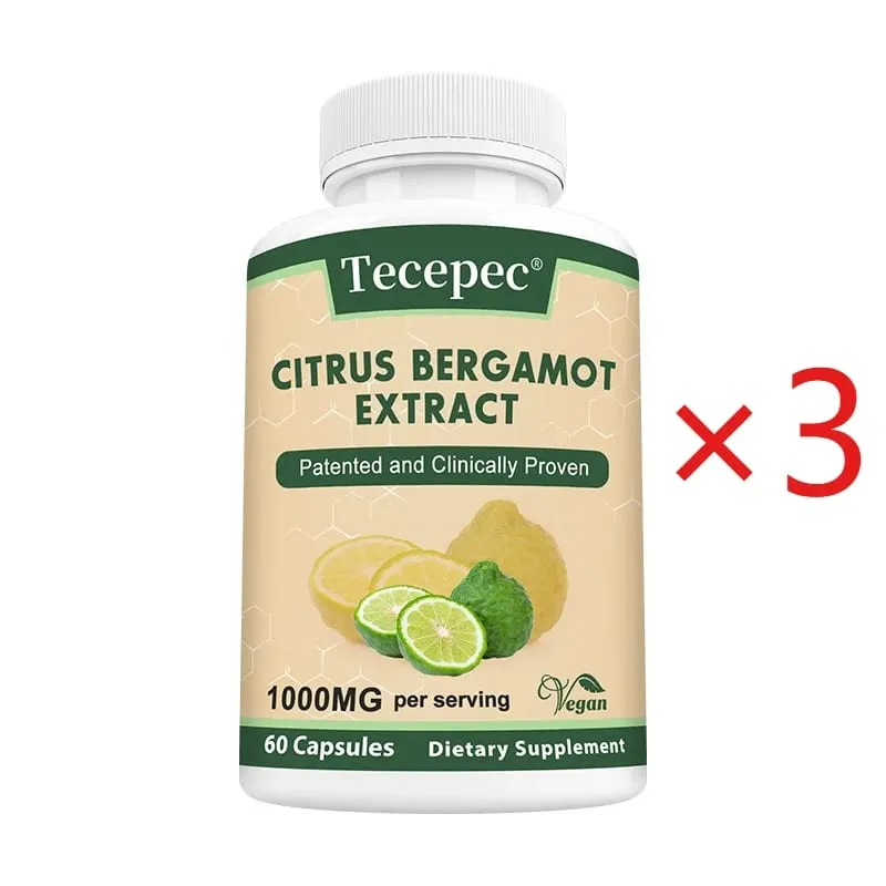 Citrus Bergamot 1000mg Capsules Antioxidant Supplement Support Immune Heart Cholesterol Cardiovascular & Blood Sugar Health — image 10