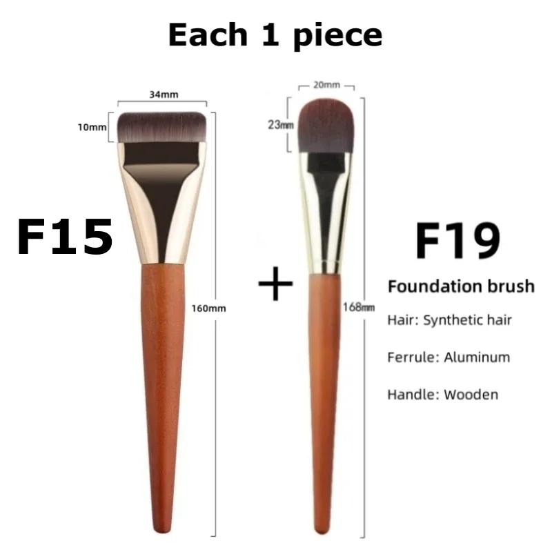 Ultra Thin Foundation Makeup Brushes Flat Top Angled Professional Face Contour Make Up Brush — image 12