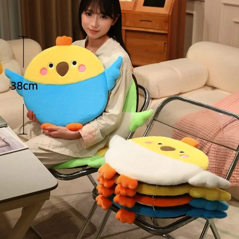 Bird Series Plush Cushion Squishy Stuffed Cushion Soft Floor Sofa Seat Cushion Home Decor Toys Creative Birthday Surprise Gifts — image 8