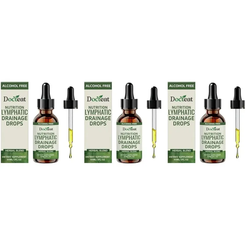 Lymphatic Drainage Drops Alcohol-Free Blend Supports Lymphatic Balance and Vitality with Vitamin B12 and Zinc 60 Ml — image 8