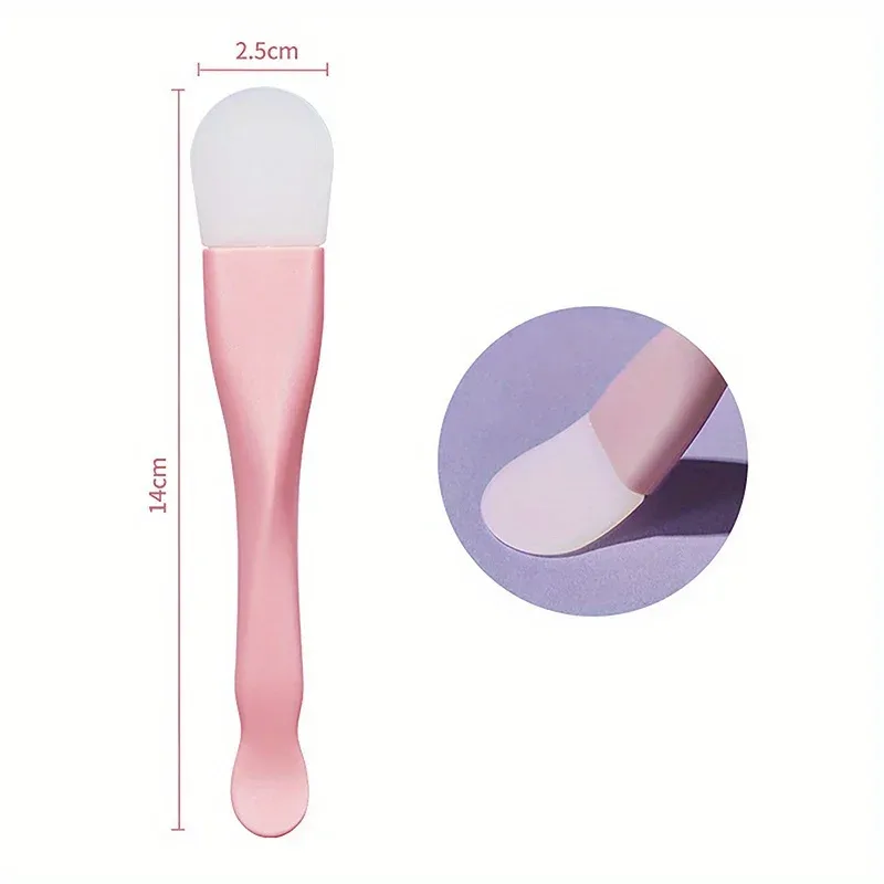 Double Head Silicone Facial Mask Brush Face Cleaning Scraper Daub Type Mud Film Special Brush Beauty Tool Brush Make up Brushes — image 6