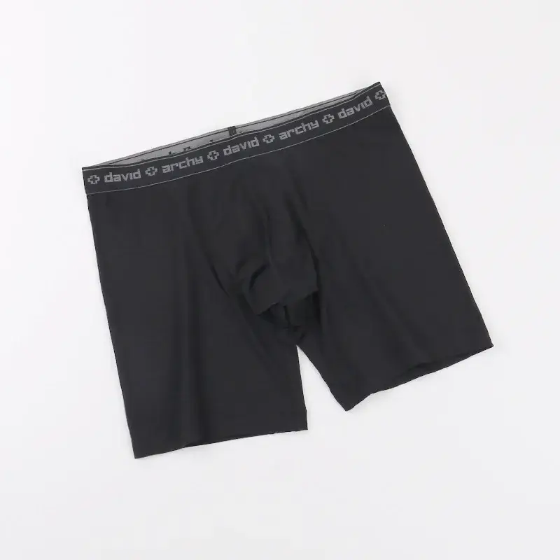 David Archy 3 Pak Celana Dalam Pria Celana Boxer Dasar MicroModal Lembut Bersirkulasi Pria Boxer Kantong Ganda Cepat Kering Olahraga Kebugaran