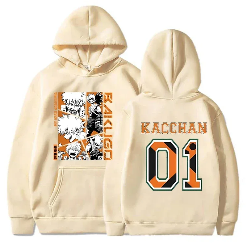 Anime Bakugou Katsuki printed hoodies for men and women, fashionable pullovers for autumn and winter, and women's sweatshirts — image 5