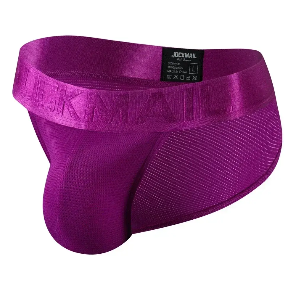 Herren-Unterwäsche, Slips, Unterhosen, Nylon-Mesh, schnell trocknend, Herren-Slips, Bikini-Slip, Herren-Tanga-Slips, Jockstrap, schwule Unterwäsche — image 10